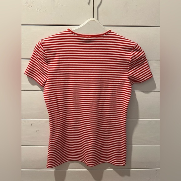 LAUREN RALPH LAUREN – STRIPED COTTON STRETCH TEE – SIZE S/P - Picture 8 of 8